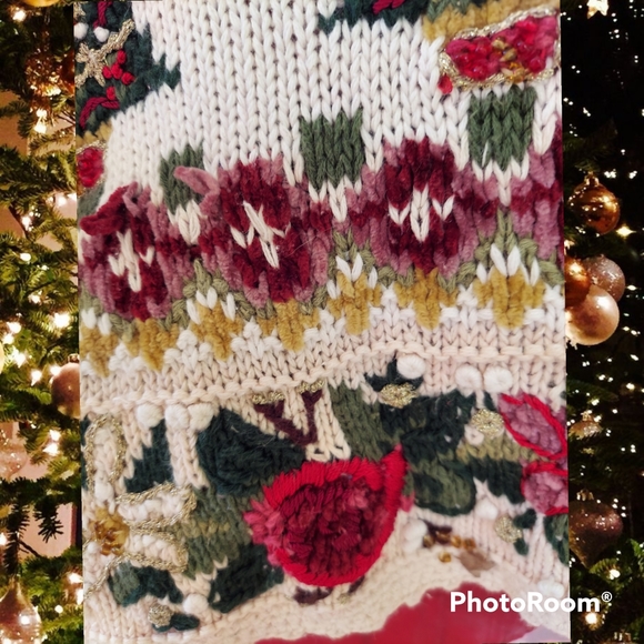 Vtg Christmas sweater cardigan - Picture 13 of 16
